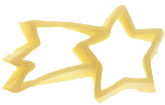 Sternschnuppen-Nudel Gelb Nudelmaxx